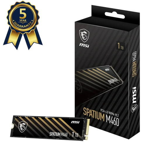 MSI SPATIUM M460 1TB PCIe 4.0 NVMe M.2